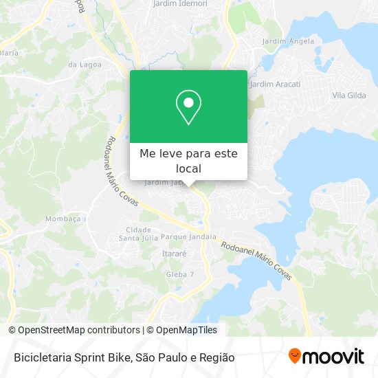 Bicicletaria Sprint Bike mapa