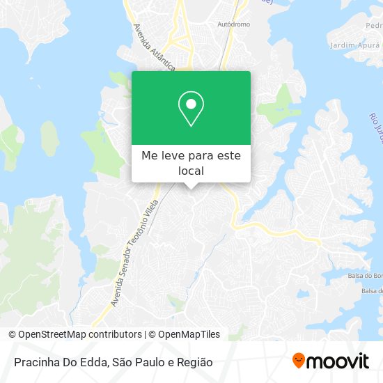 Pracinha Do Edda mapa