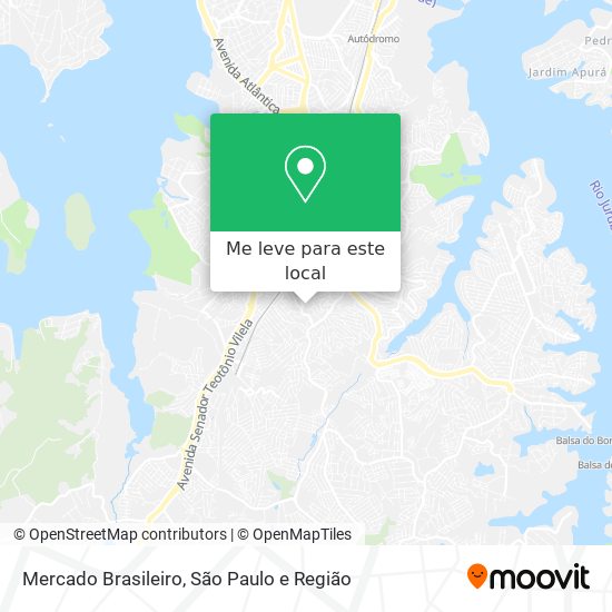 Mercado Brasileiro mapa