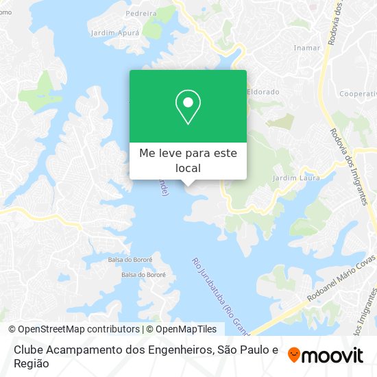 Clube Acampamento dos Engenheiros mapa