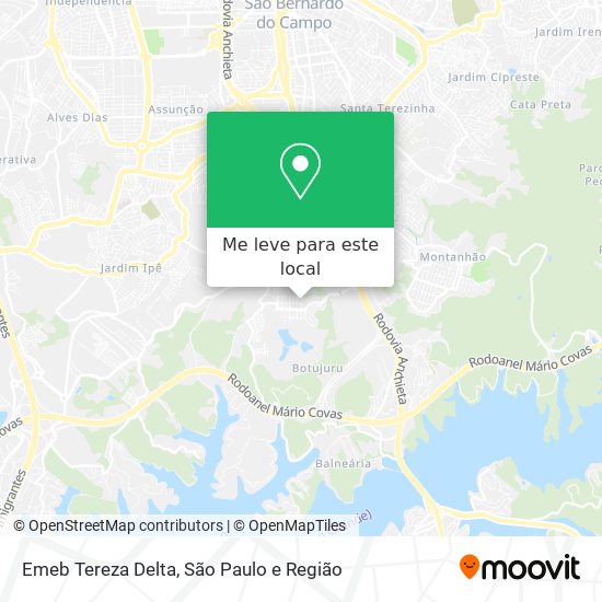 Emeb Tereza Delta mapa