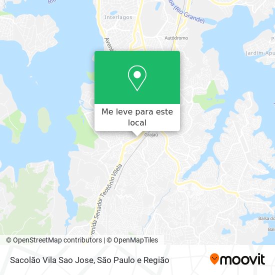 Sacolão Vila Sao Jose mapa
