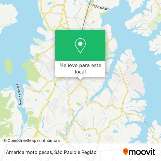 America moto pecas mapa