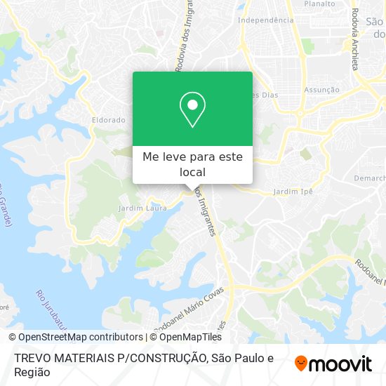 TREVO MATERIAIS P/CONSTRUÇÃO mapa