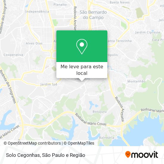 Solo Cegonhas mapa