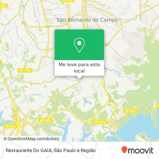 Restaurante Do GAIA mapa