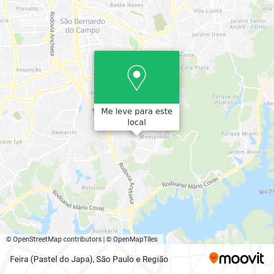 Feira (Pastel do Japa) mapa