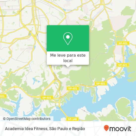 Academia Idea Fitness mapa