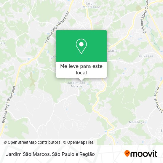 Jardim São Marcos mapa