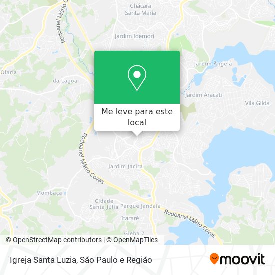 Igreja Santa Luzia mapa