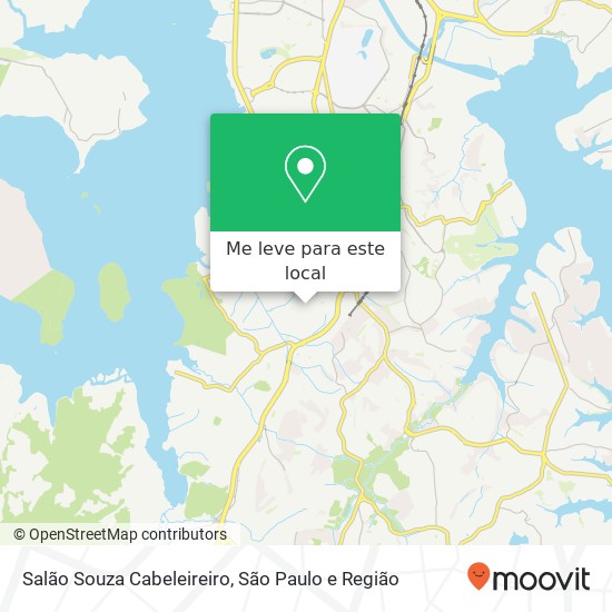 Salão Souza Cabeleireiro mapa