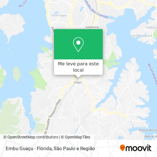 Embu Guaçu - Flórida mapa