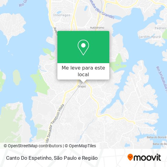 Canto Do Espetinho mapa