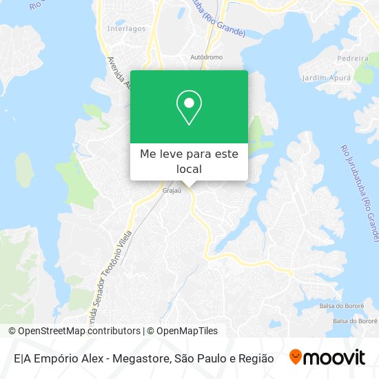 E|A Empório Alex - Megastore mapa