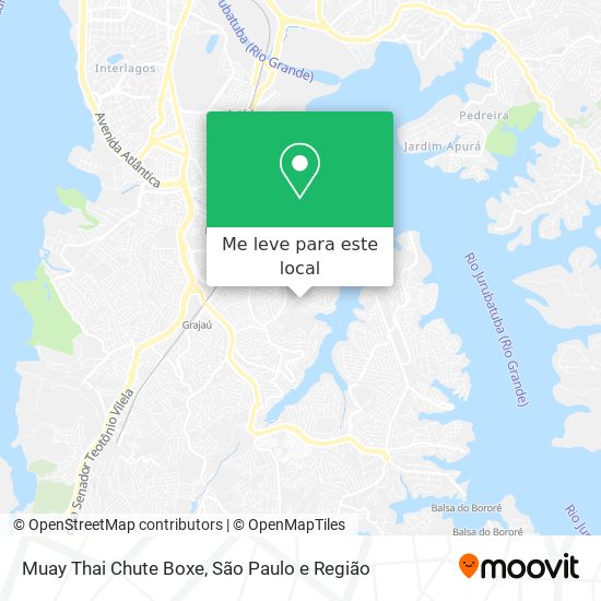 Muay Thai Chute Boxe mapa