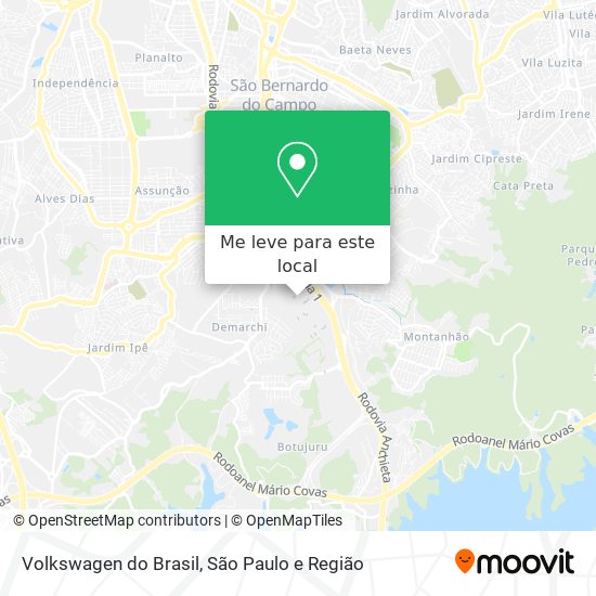 Volkswagen do Brasil mapa