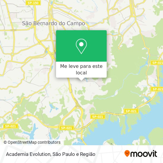 Academia Evolution mapa