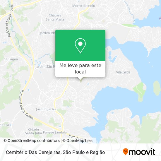 Cemitério Das Cerejeiras mapa