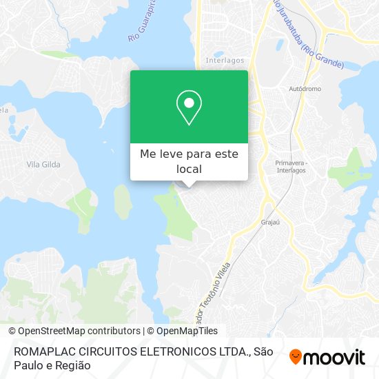 ROMAPLAC CIRCUITOS ELETRONICOS LTDA. mapa