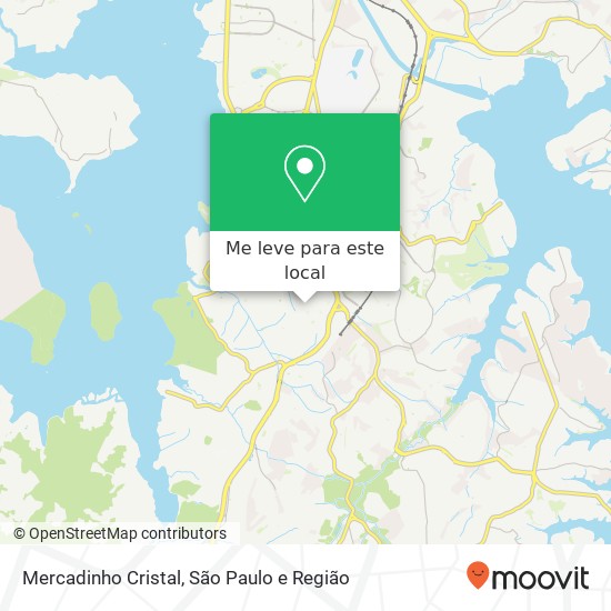 Mercadinho Cristal mapa