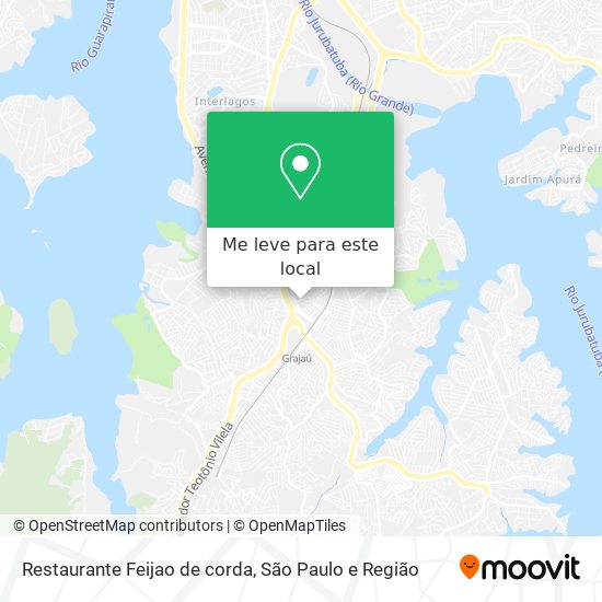 Restaurante Feijao  de corda mapa