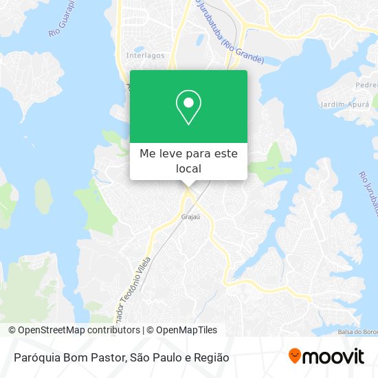 Paróquia Bom Pastor mapa