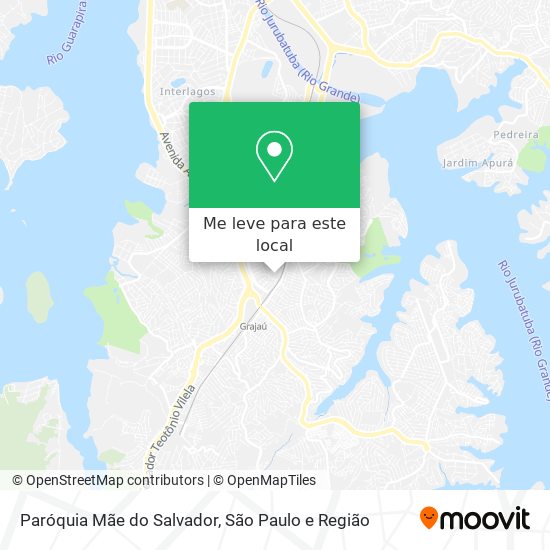 Paróquia Mãe do Salvador mapa