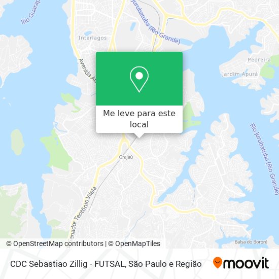 CDC Sebastiao Zillig - FUTSAL mapa