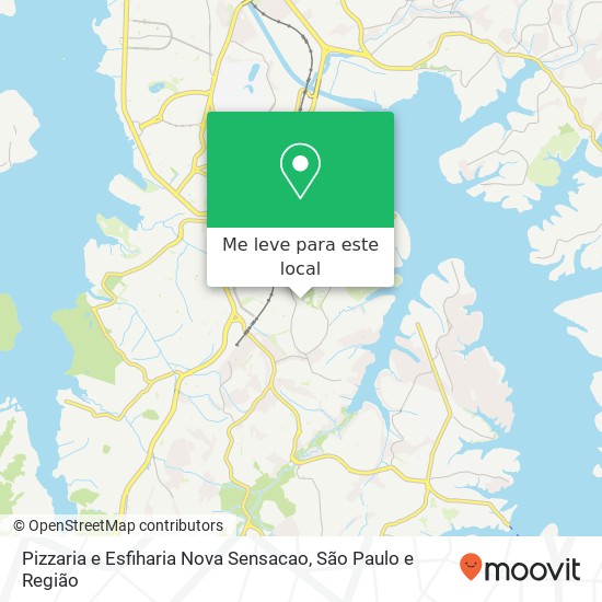 Pizzaria e Esfiharia Nova Sensacao mapa