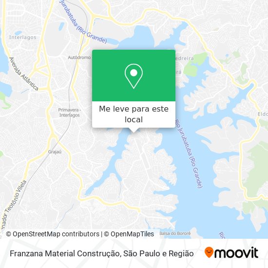 Franzana Material Construção mapa