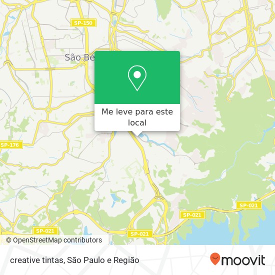 creative tintas mapa