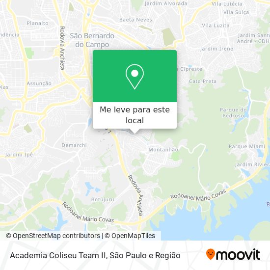 Academia Coliseu Team II mapa