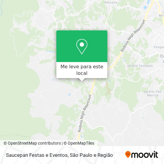 Saucepan Festas e Eventos mapa
