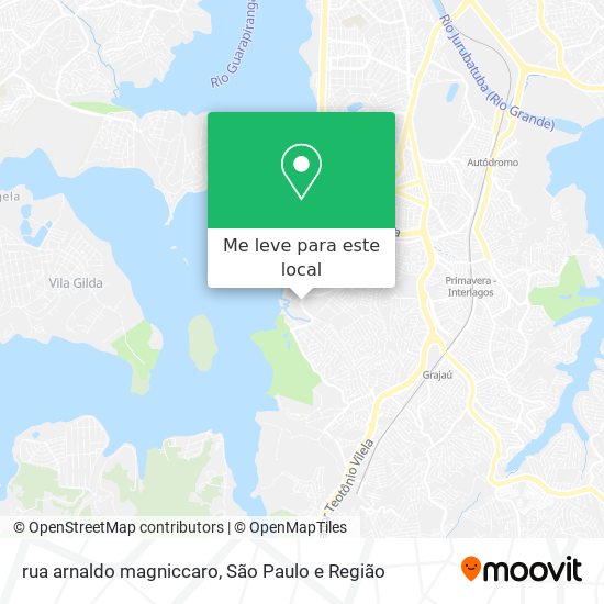 rua arnaldo magniccaro mapa