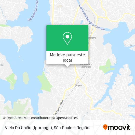 Viela Da União (Iporanga) mapa