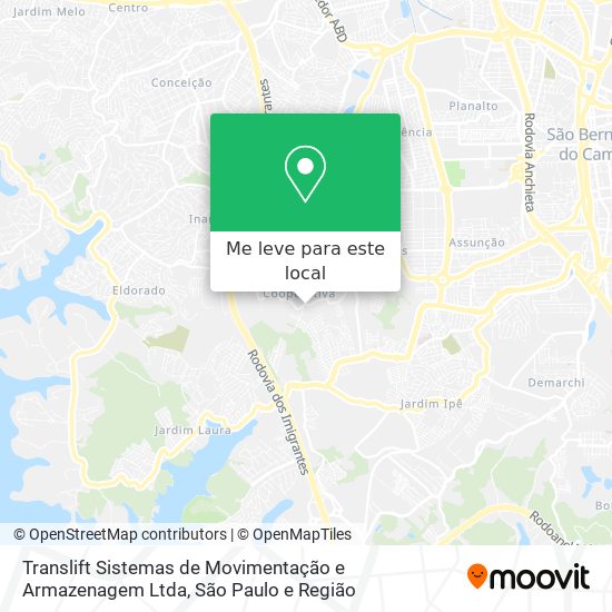Translift Sistemas de Movimentação e Armazenagem Ltda mapa