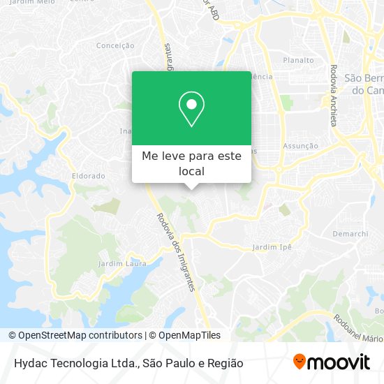 Hydac Tecnologia Ltda. mapa