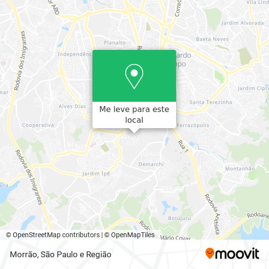 Morrão mapa