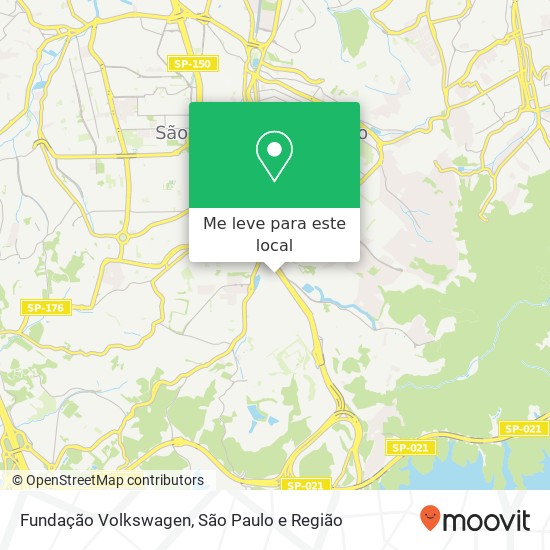 Fundação Volkswagen mapa