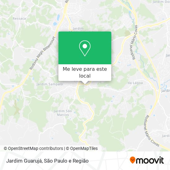 Jardim Guarujá mapa