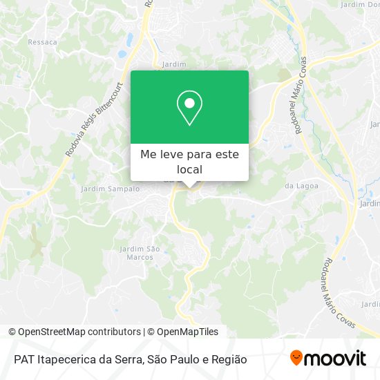 PAT Itapecerica da Serra mapa