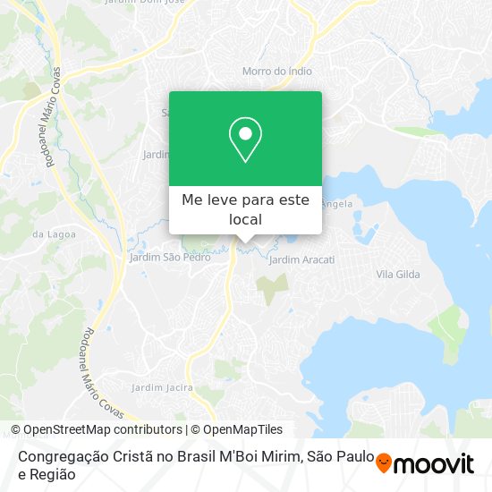 Congregação Cristã no Brasil M'Boi Mirim mapa