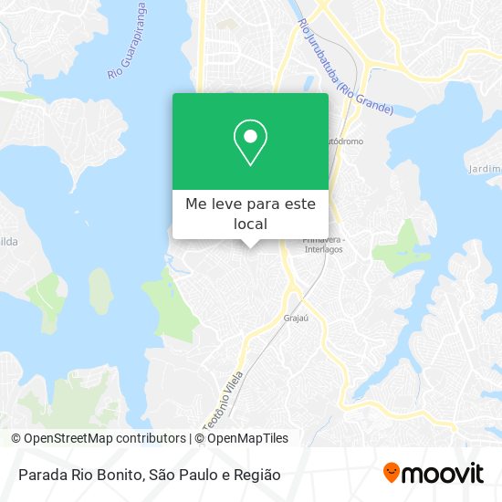 Parada Rio Bonito mapa