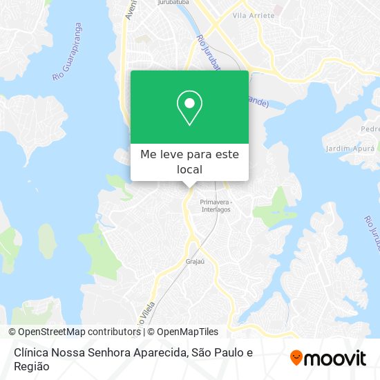 Clínica Nossa Senhora Aparecida mapa