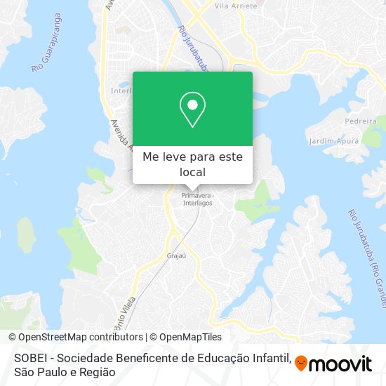 SOBEI - Sociedade Beneficente de Educação Infantil mapa