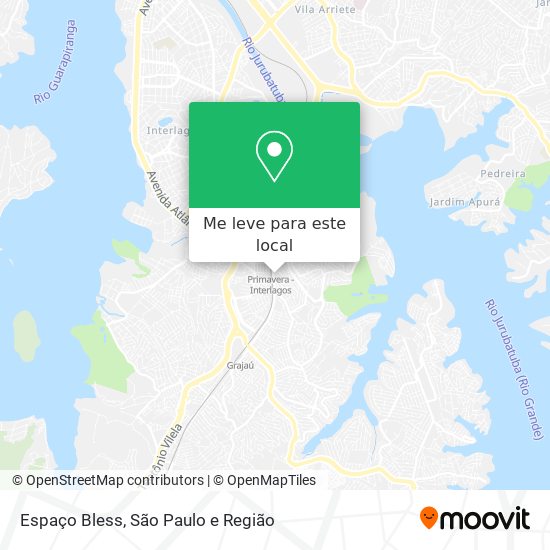 Espaço Bless mapa