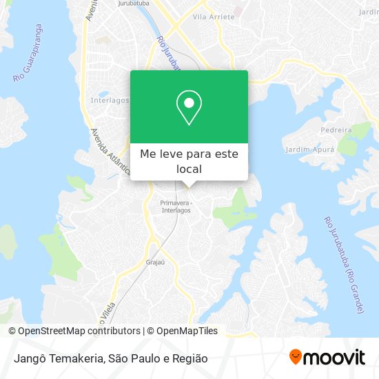 Jangô Temakeria mapa
