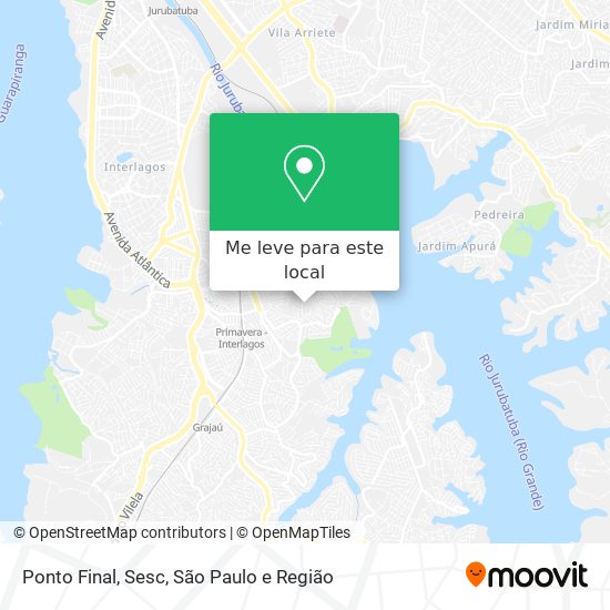 Ponto Final, Sesc mapa