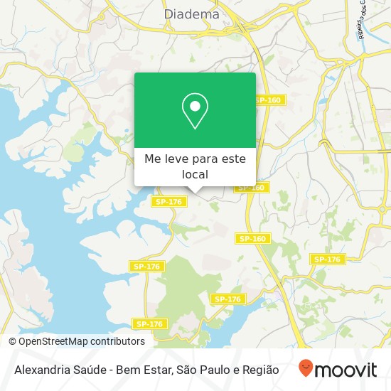 Alexandria Saúde - Bem Estar mapa