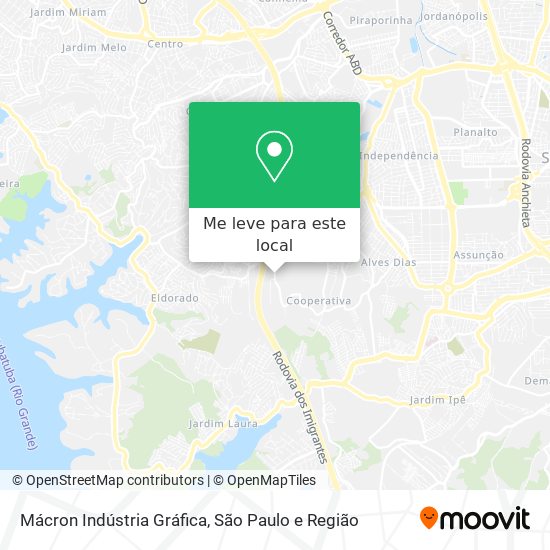Mácron Indústria Gráfica mapa
